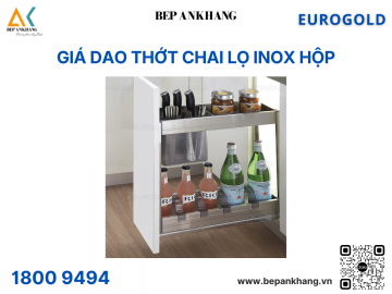 Giá dao thớt chai lọ inox hộp EU1025 (EUB5525) – Eurogold